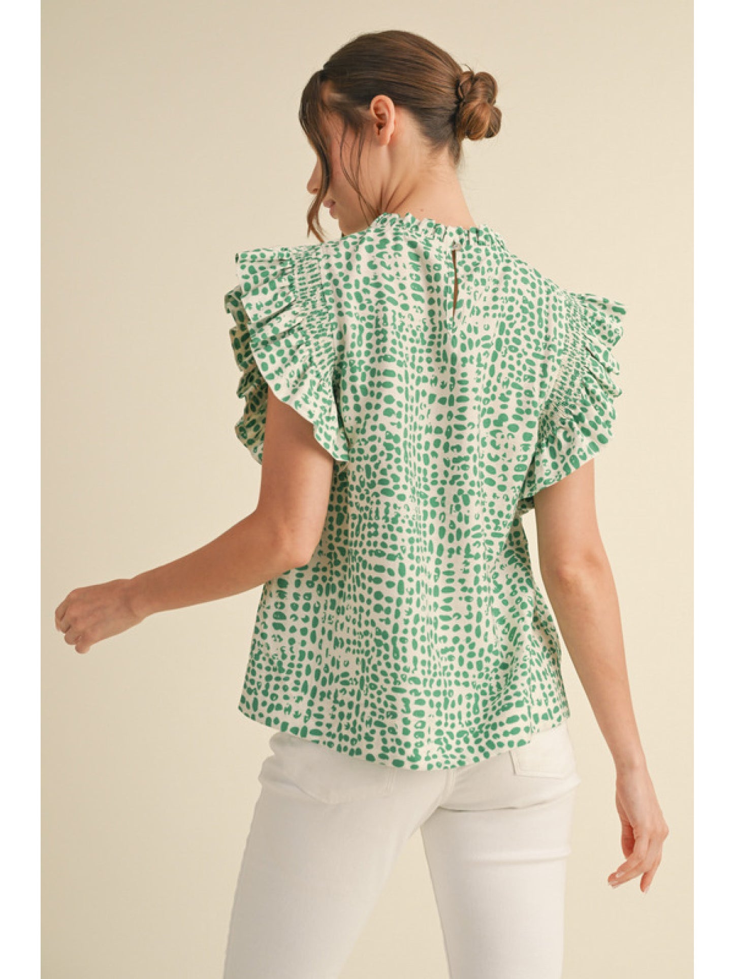 Sage Bloom Top