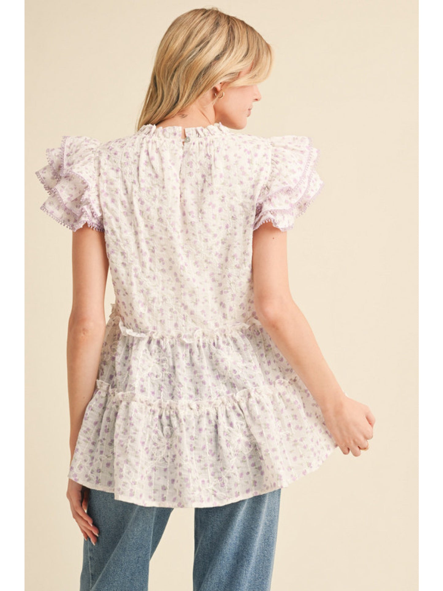 Purple Daisy Top