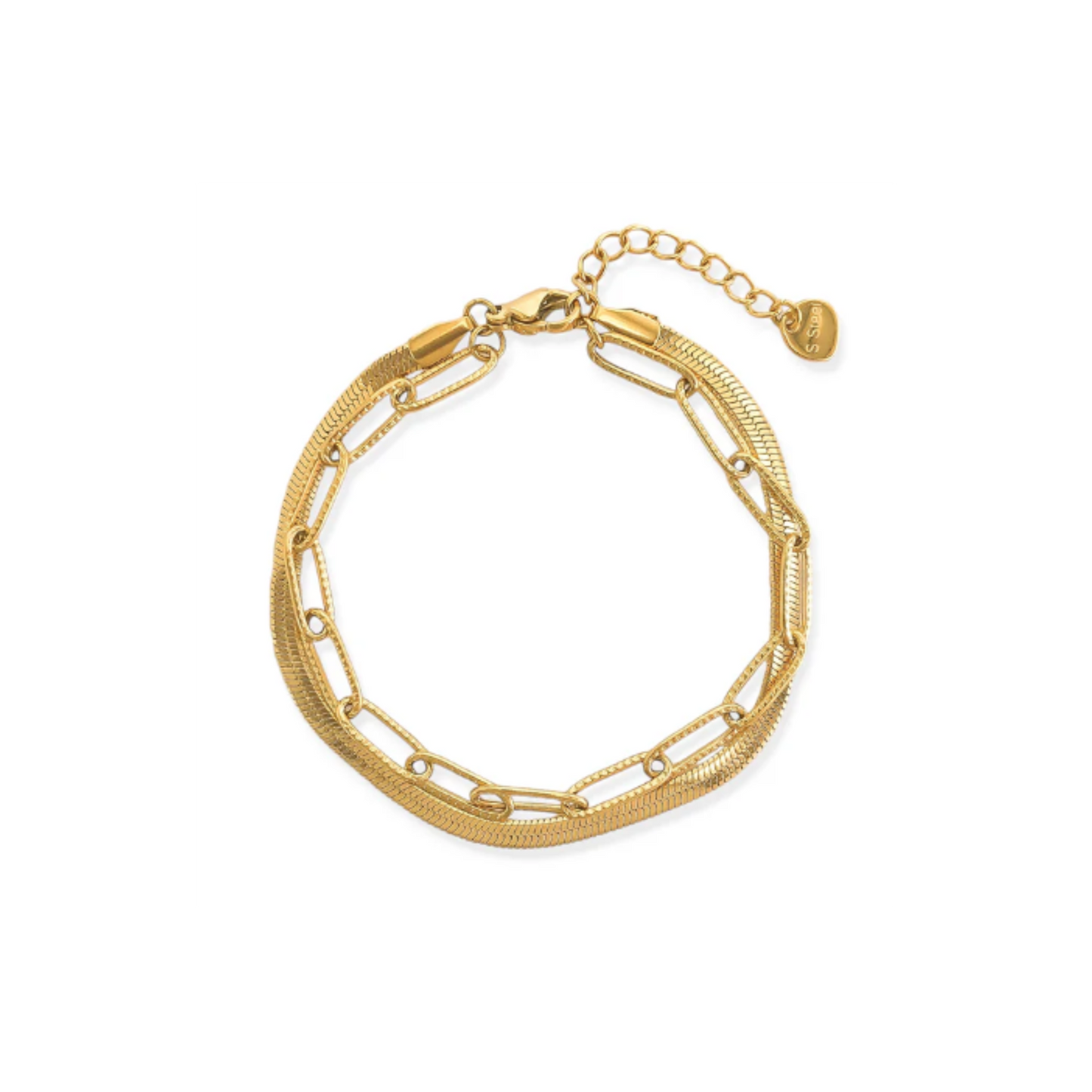Clip & Coil Silver Bracelet