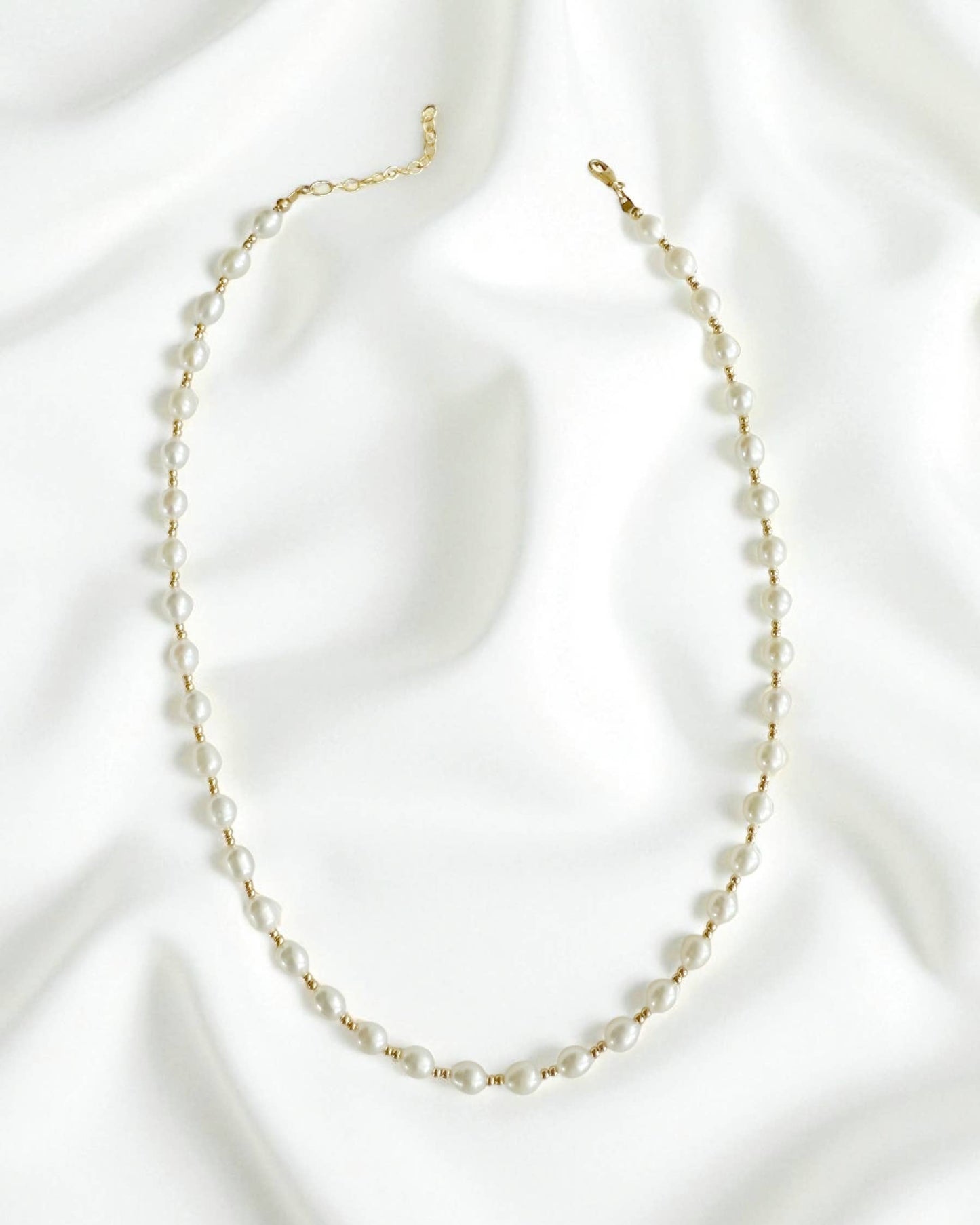 Freshwater Pearl Beaded Necklace