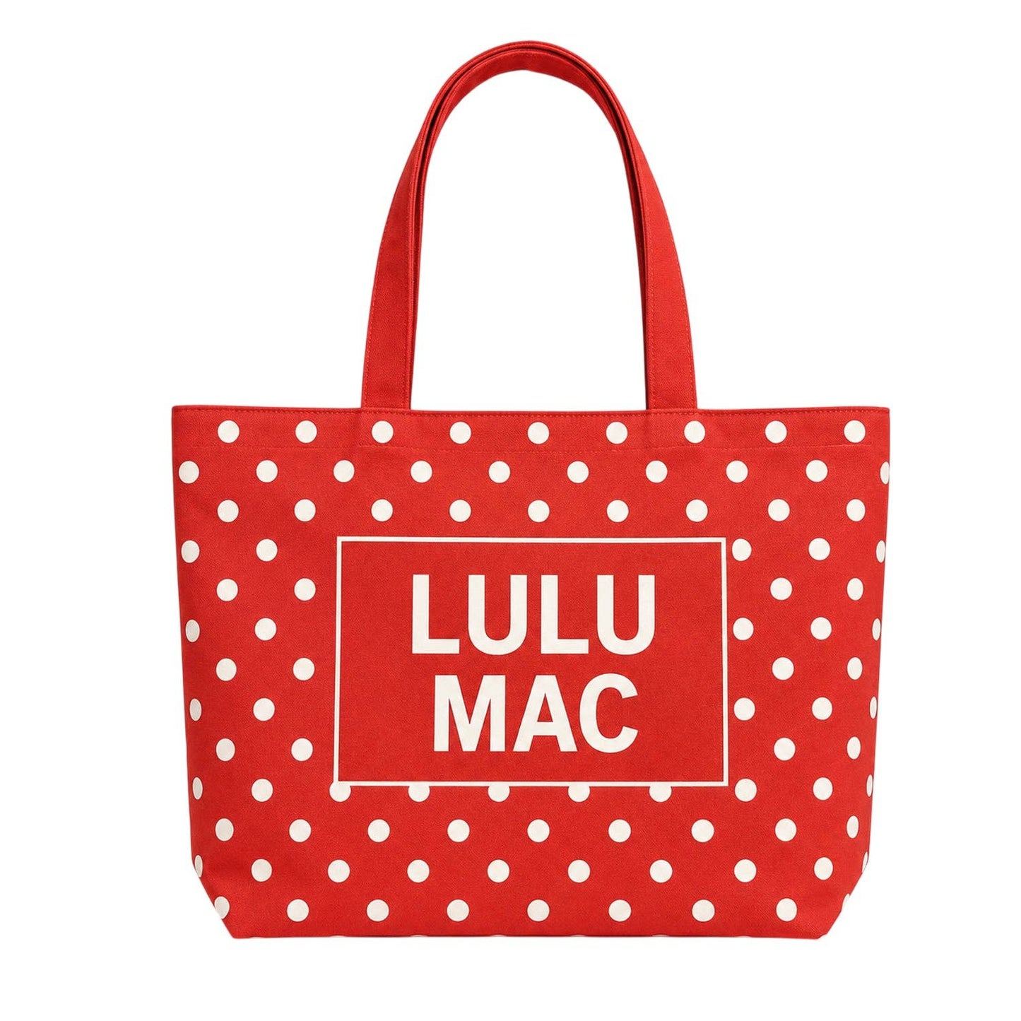 Lulu Mac Canvas Tote PD-BG-1002-RED DOT