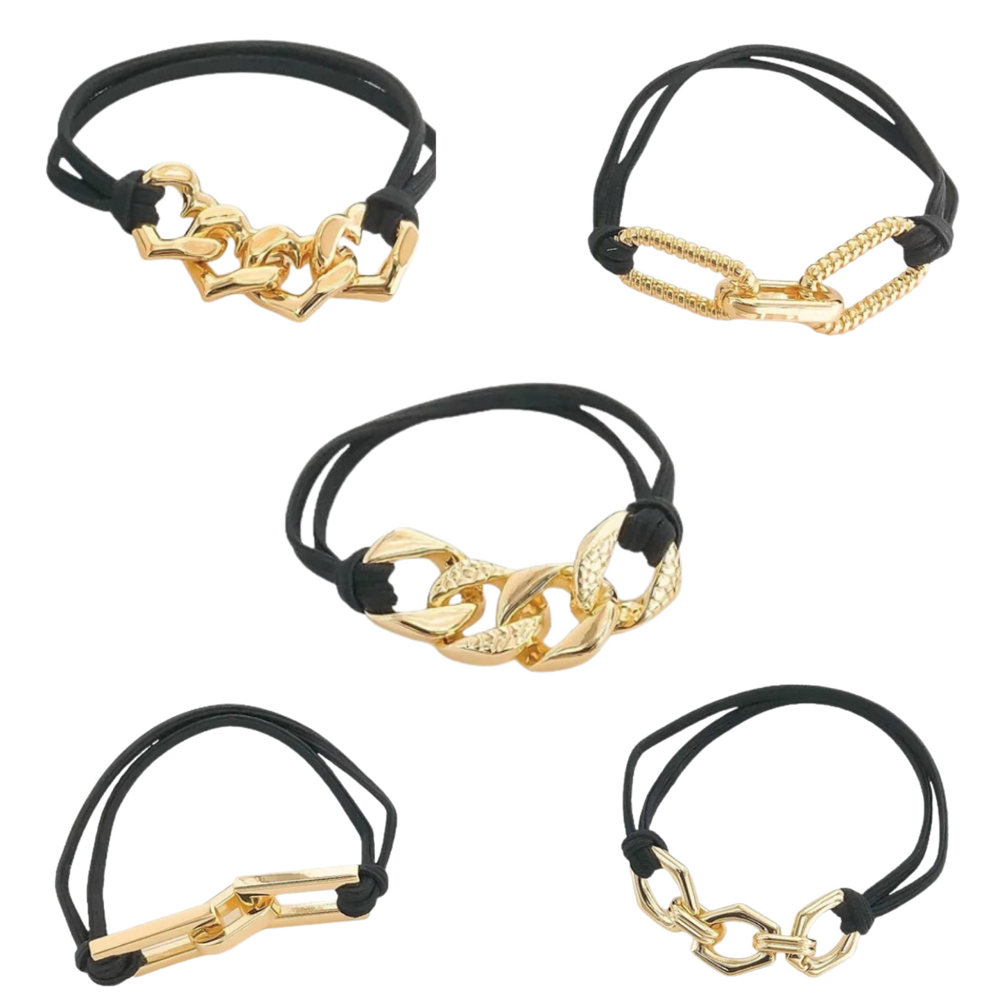 Flare Black & Gold Hairband