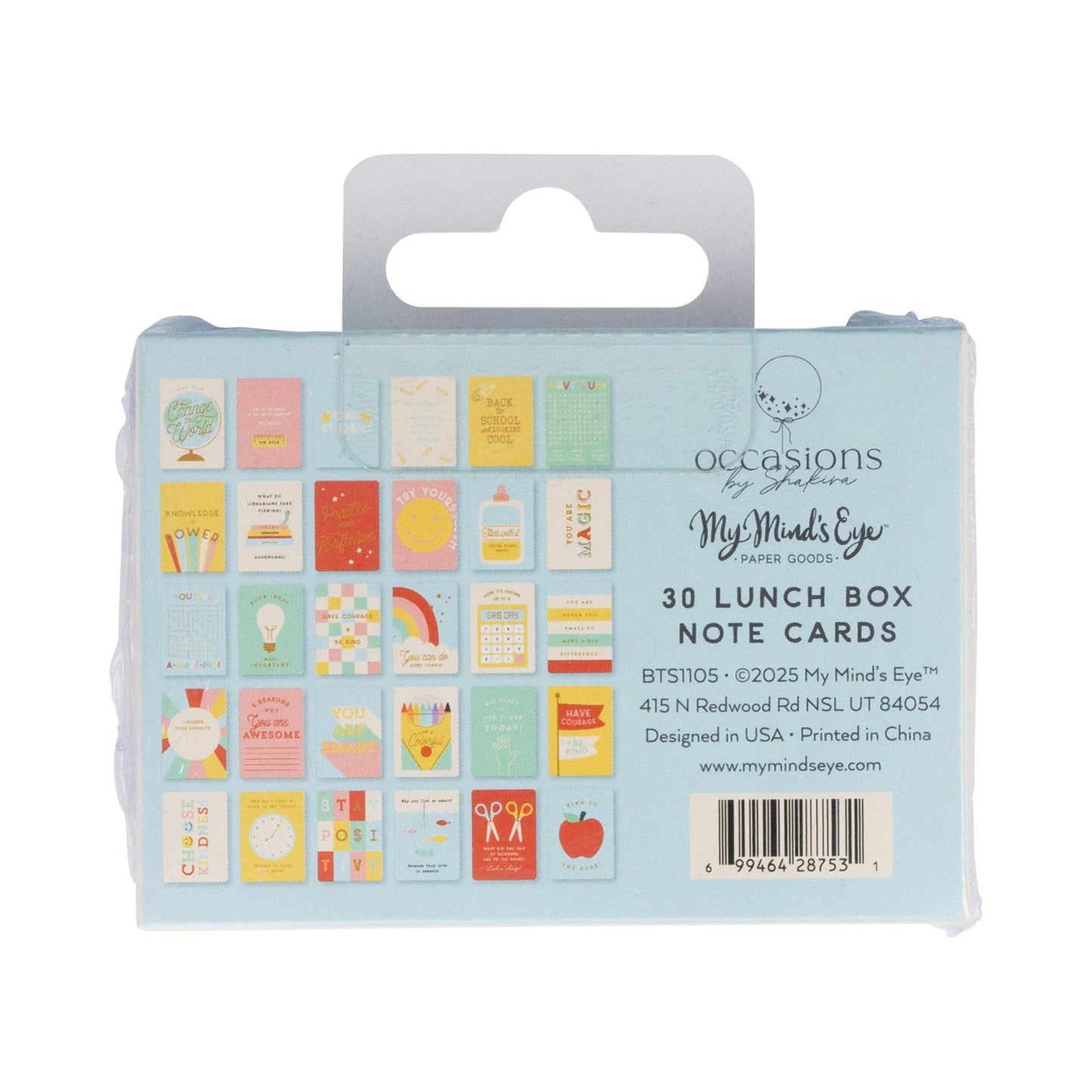 Occasions Lunch Box Cards