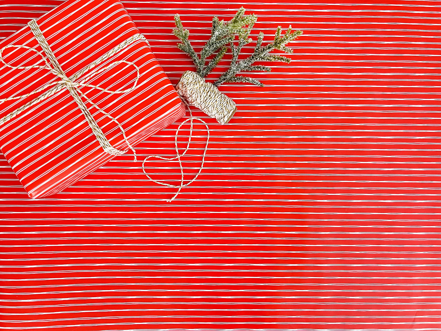 Candy Cane Stripes Wrapping Paper