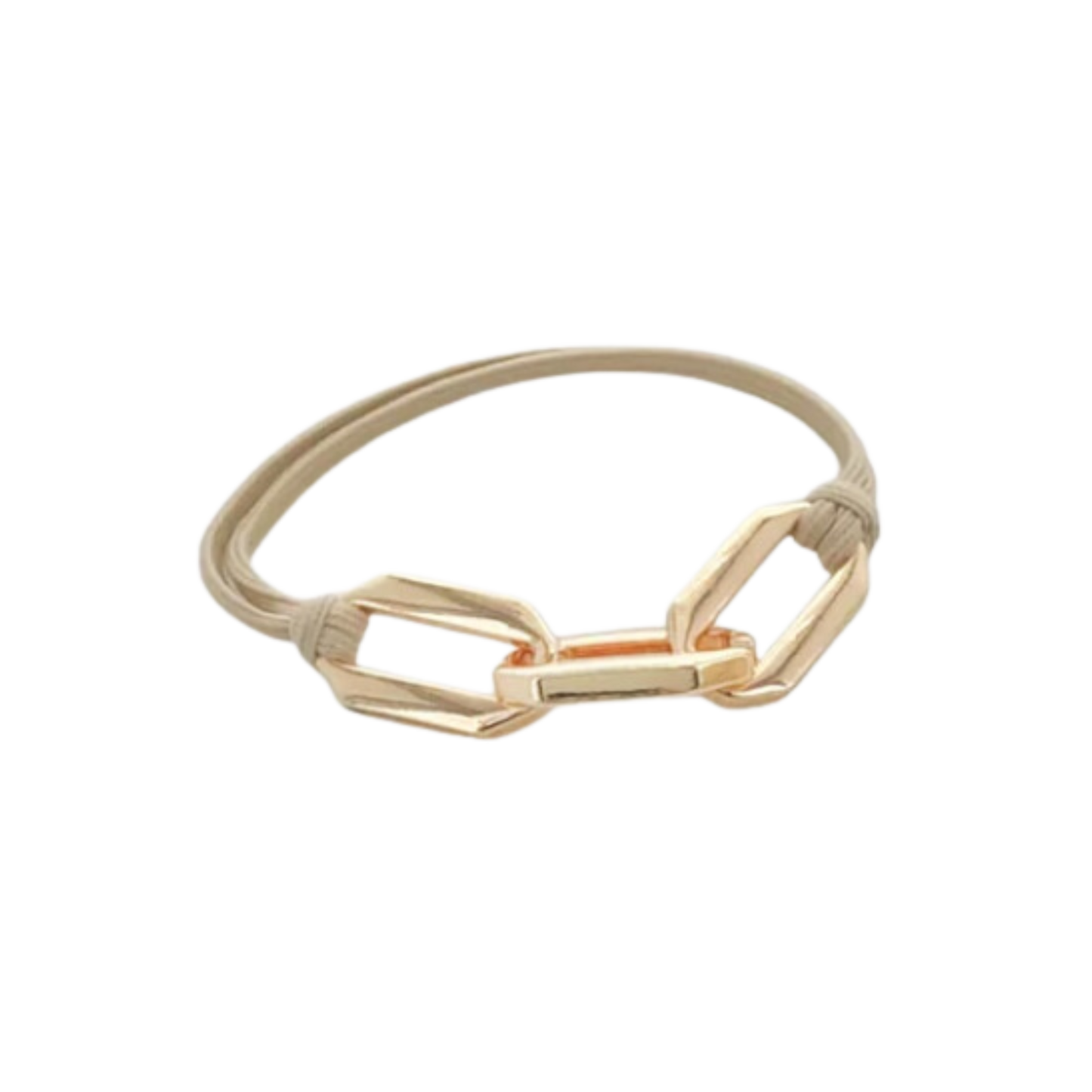 Flare Tan & Gold Hairband