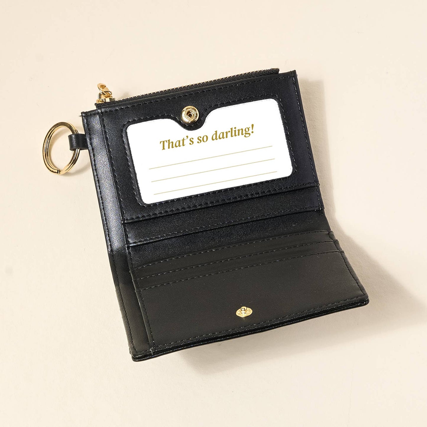 Luxe Pocket Wallet–Black