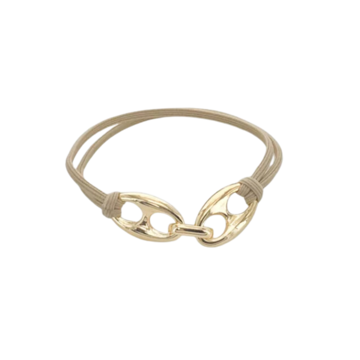 Flare Tan & Gold Hairband