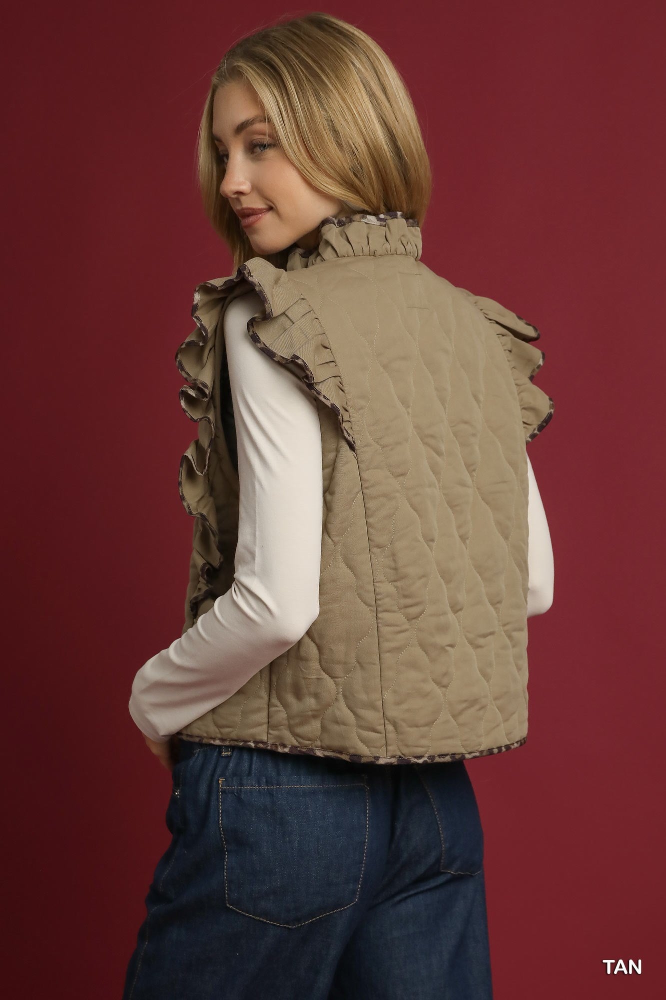 Wild Ruffle Vest