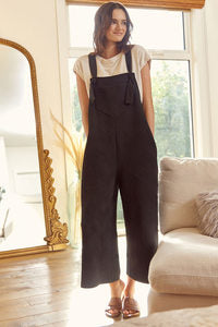Crossover Luxe Jumpsuit in Black