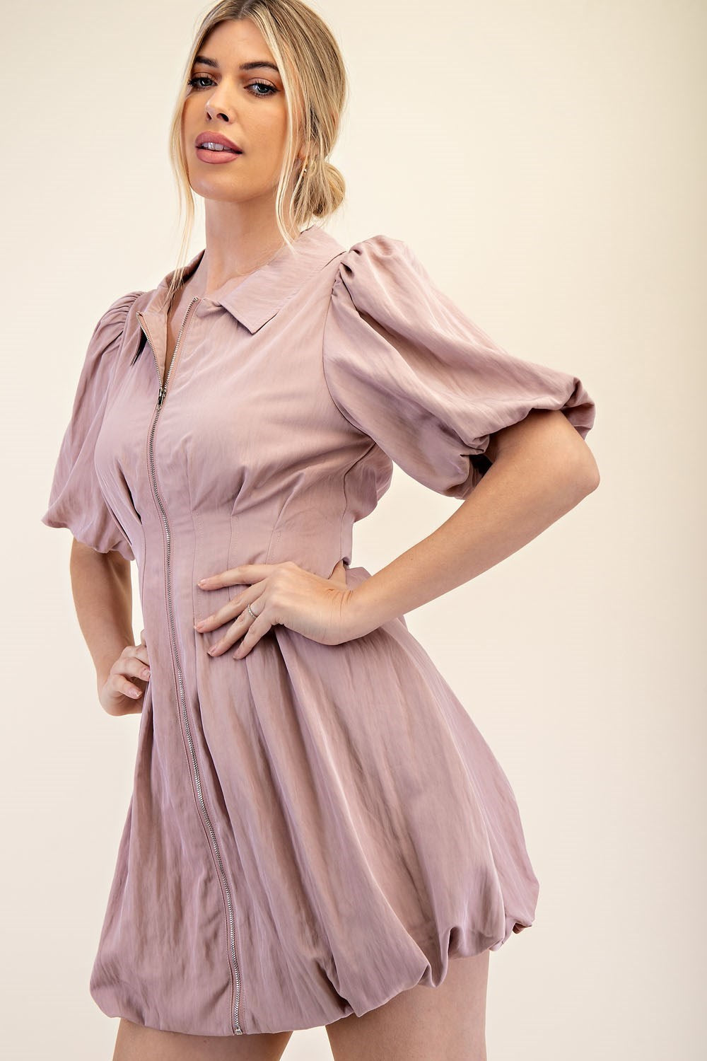 Zipped Elegance Dress