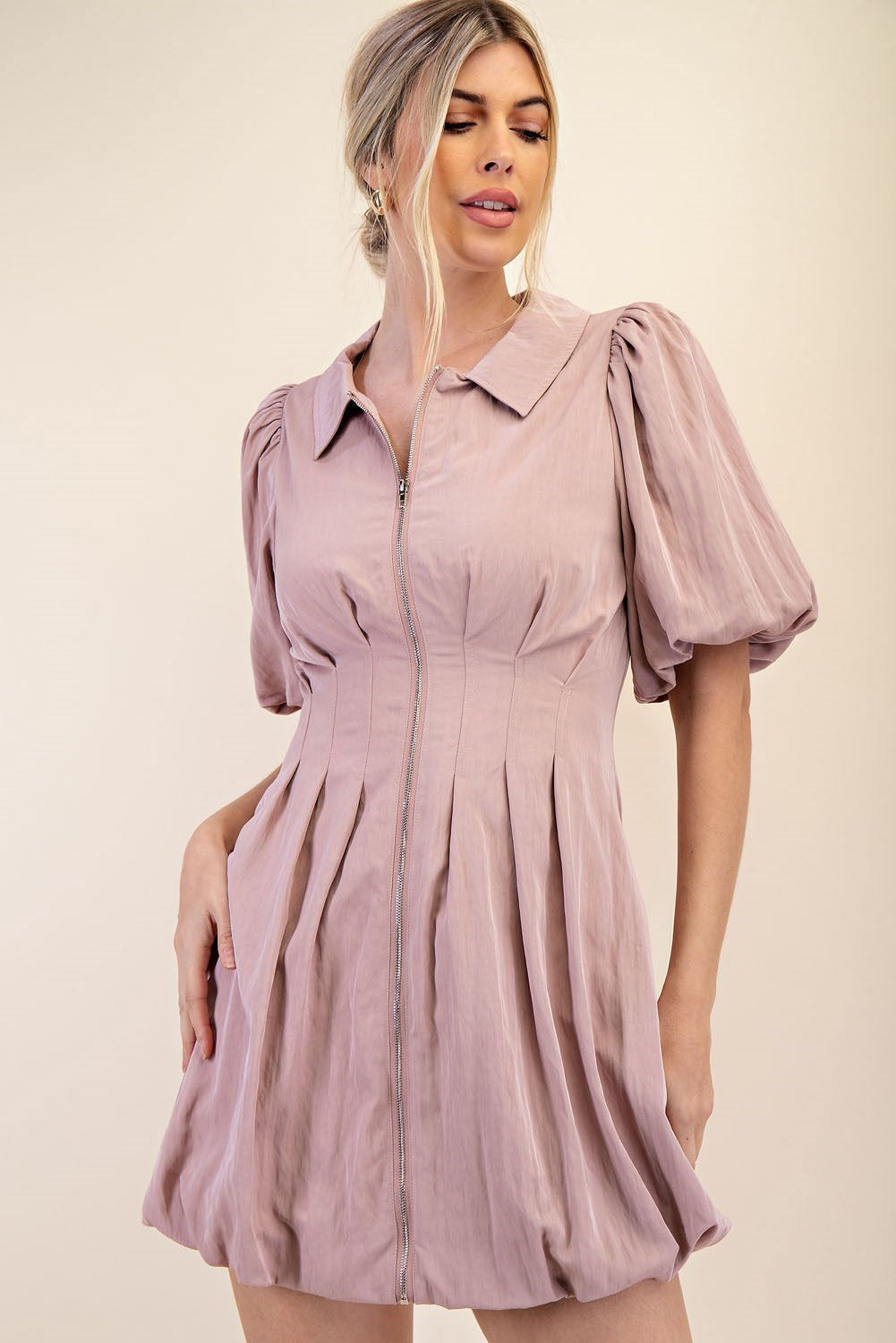 Zipped Elegance Dress