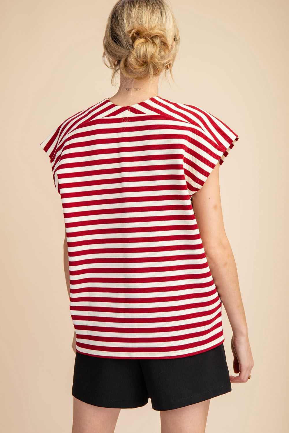 Scarlet Stripes Top