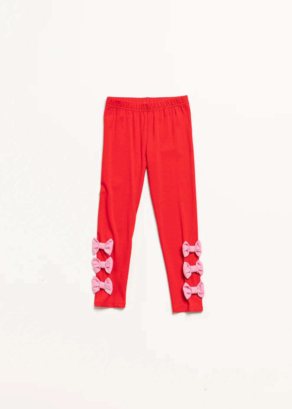 Red Bow Leggings
