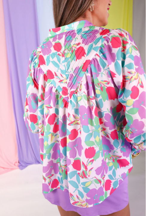 Katie Pastel Button Up