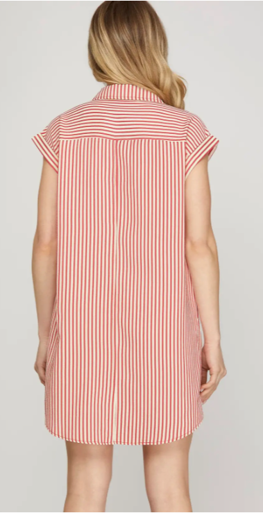 Touchdown Stripes in Red