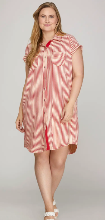 Touchdown Stripes in Red