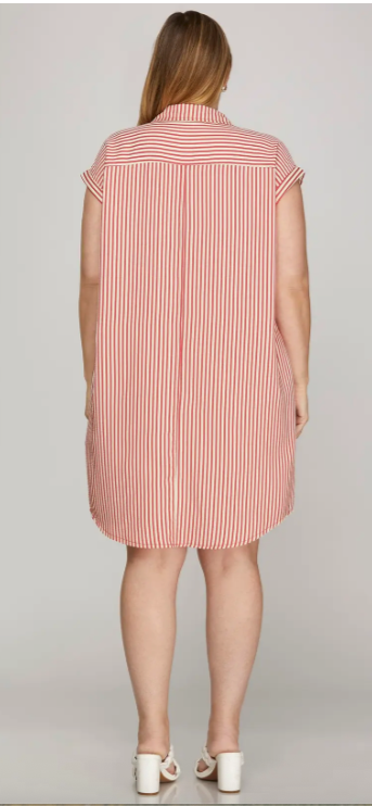 Touchdown Stripes in Red