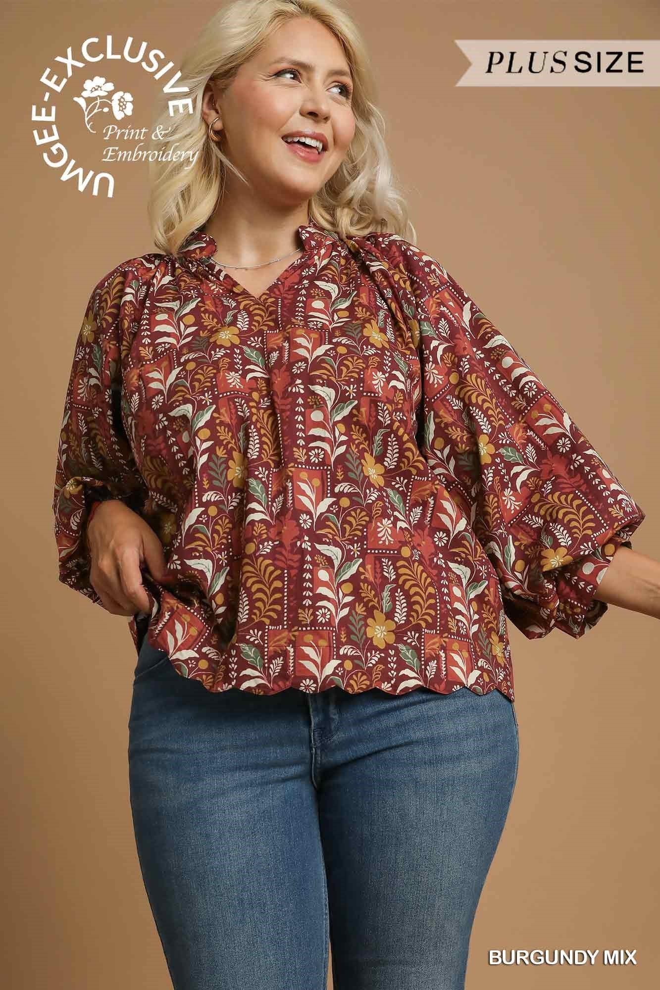 Botanical Bloom Top