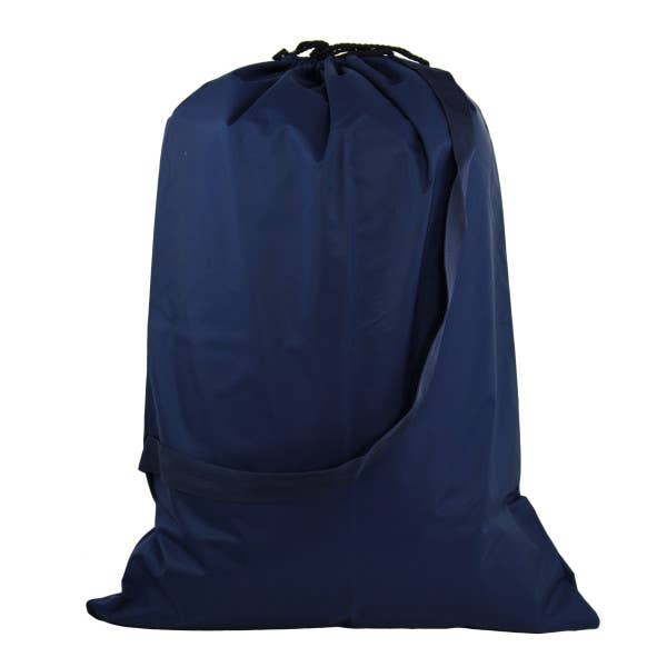 Navy Nylon Brass Hold All | Mint