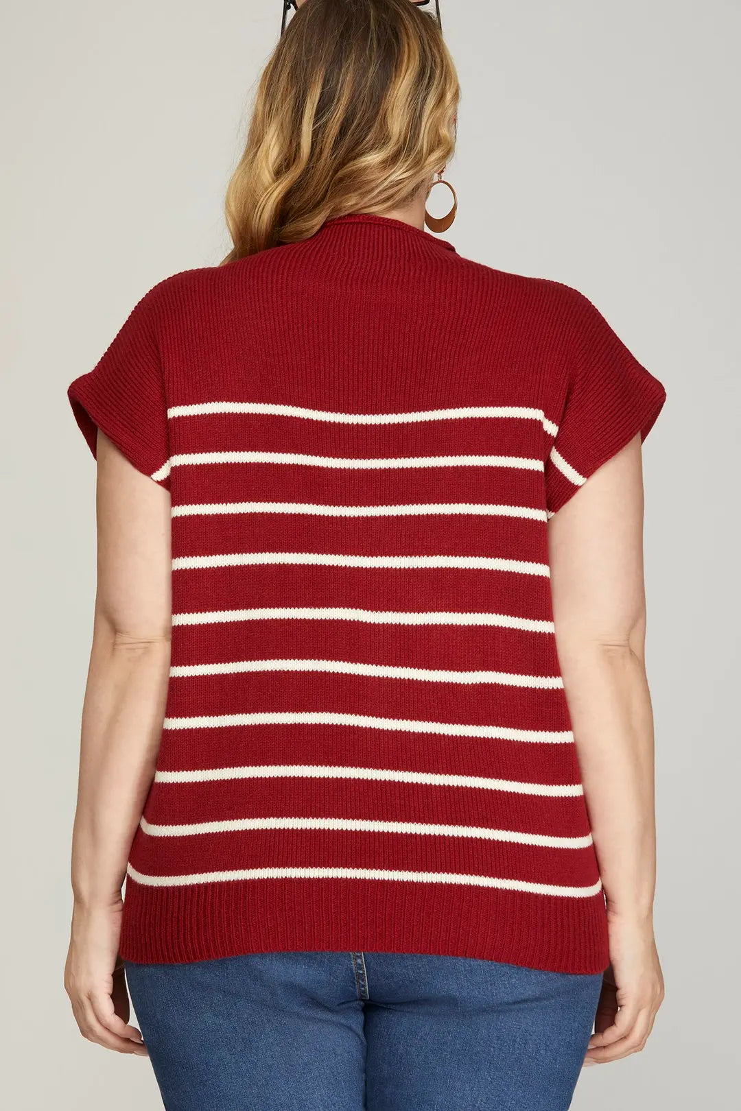 Burgundy Breeze Sweater