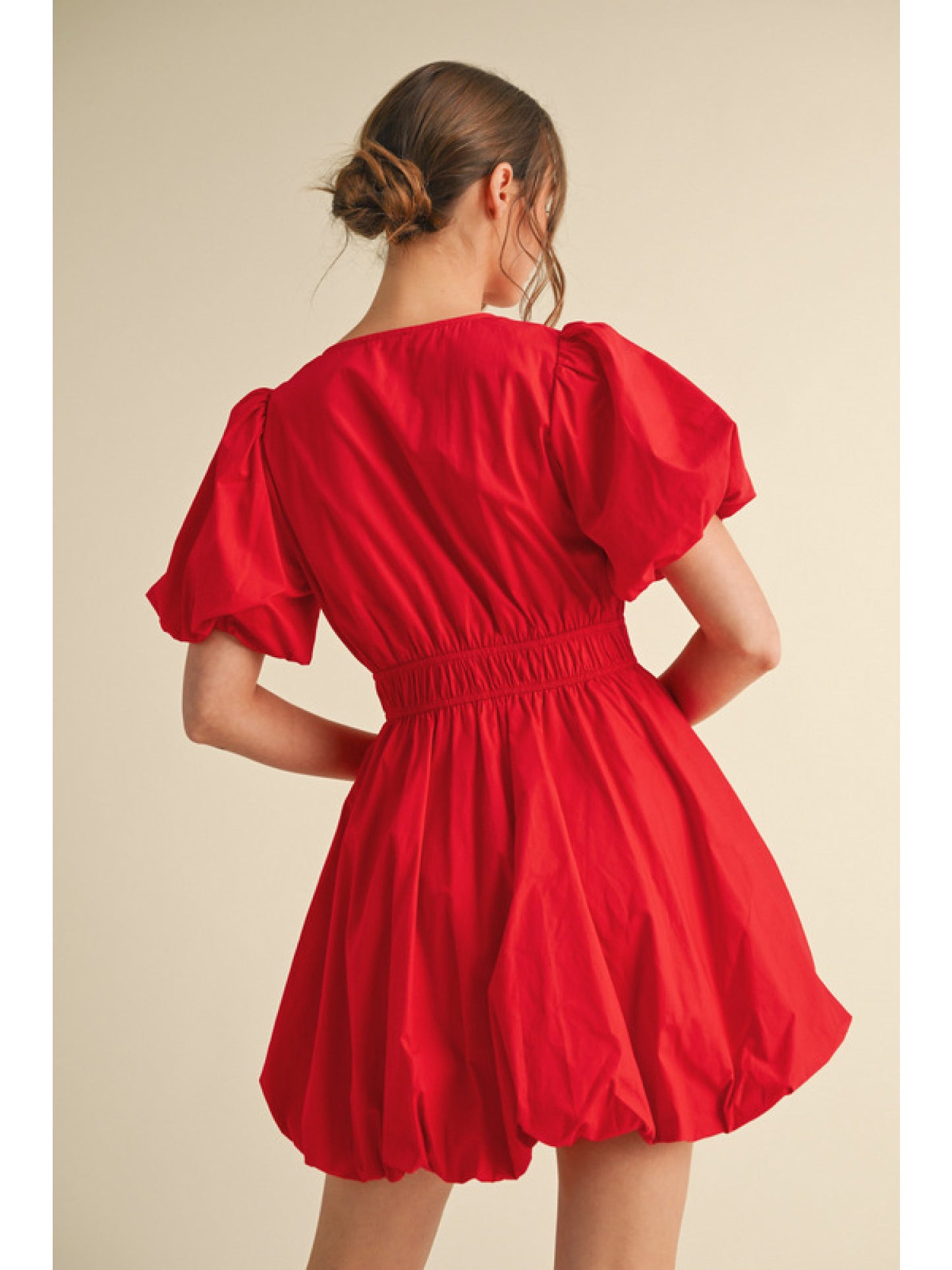 Crimson Charm Dress
