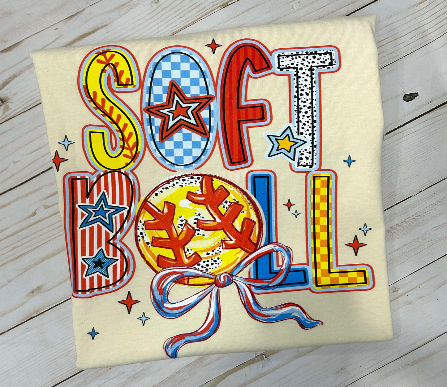 Softball Stars Tee