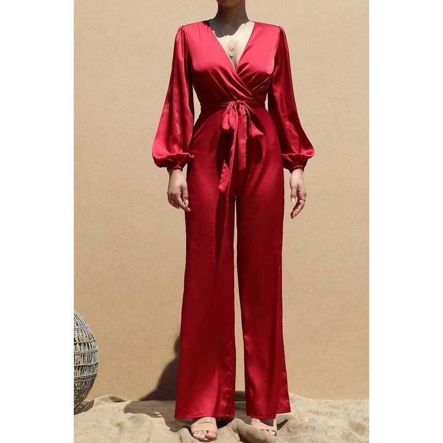 Sophisticated Satin Jumpsuit