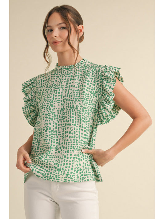 Sage Bloom Top