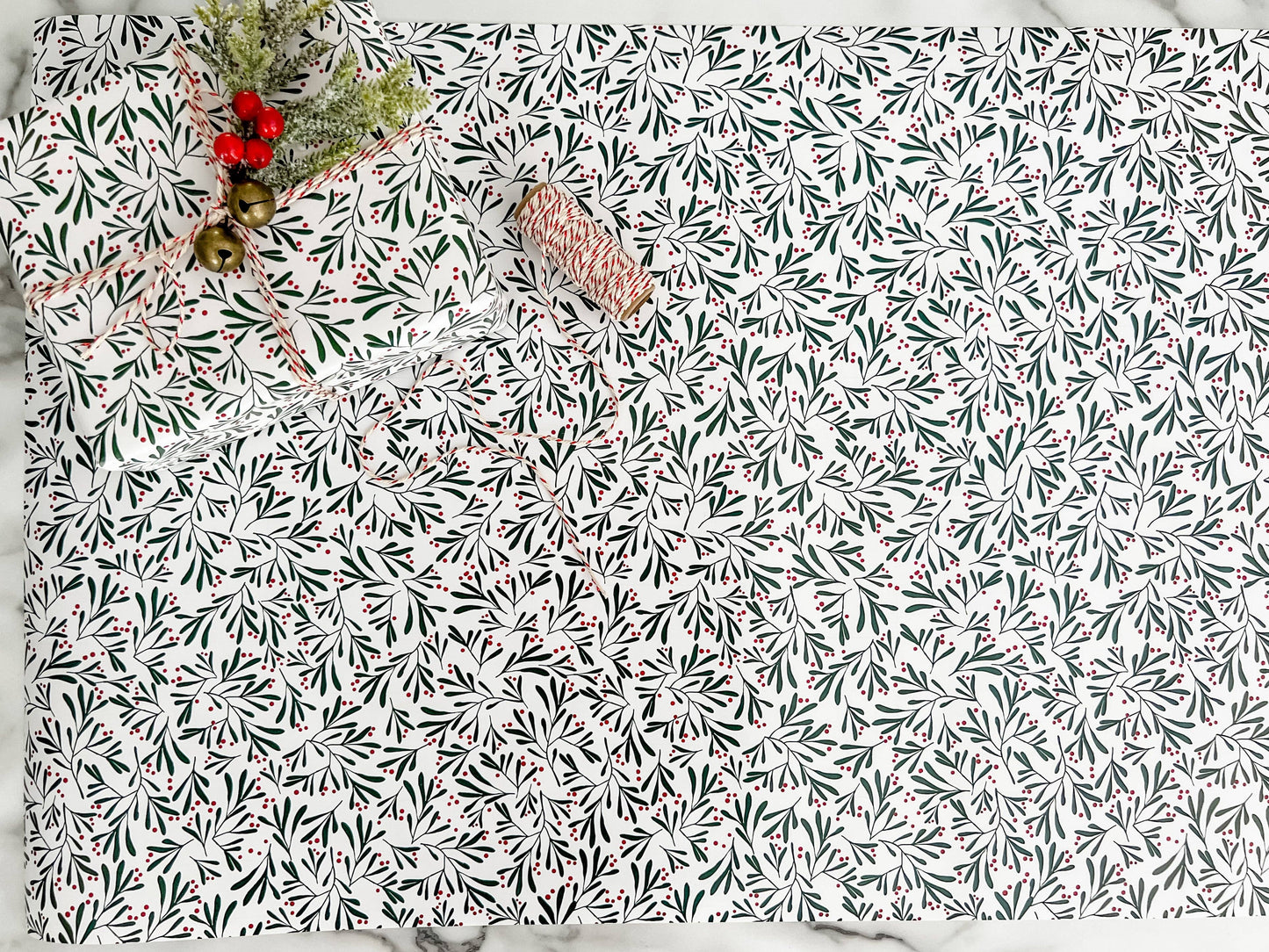 Merry Moss Wrapping Paper