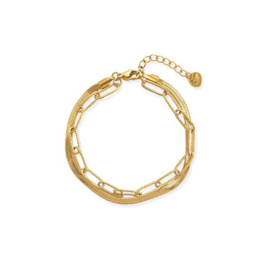 Clip & Coil Silver Bracelet