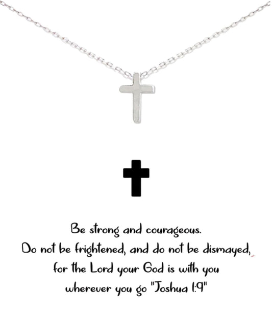Joshua 1:9 in Silver
