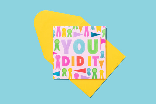 Gift Enclosure Card - "You Did It"