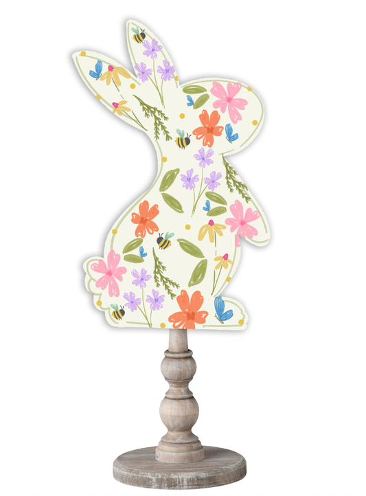 Floral Bunny Topper