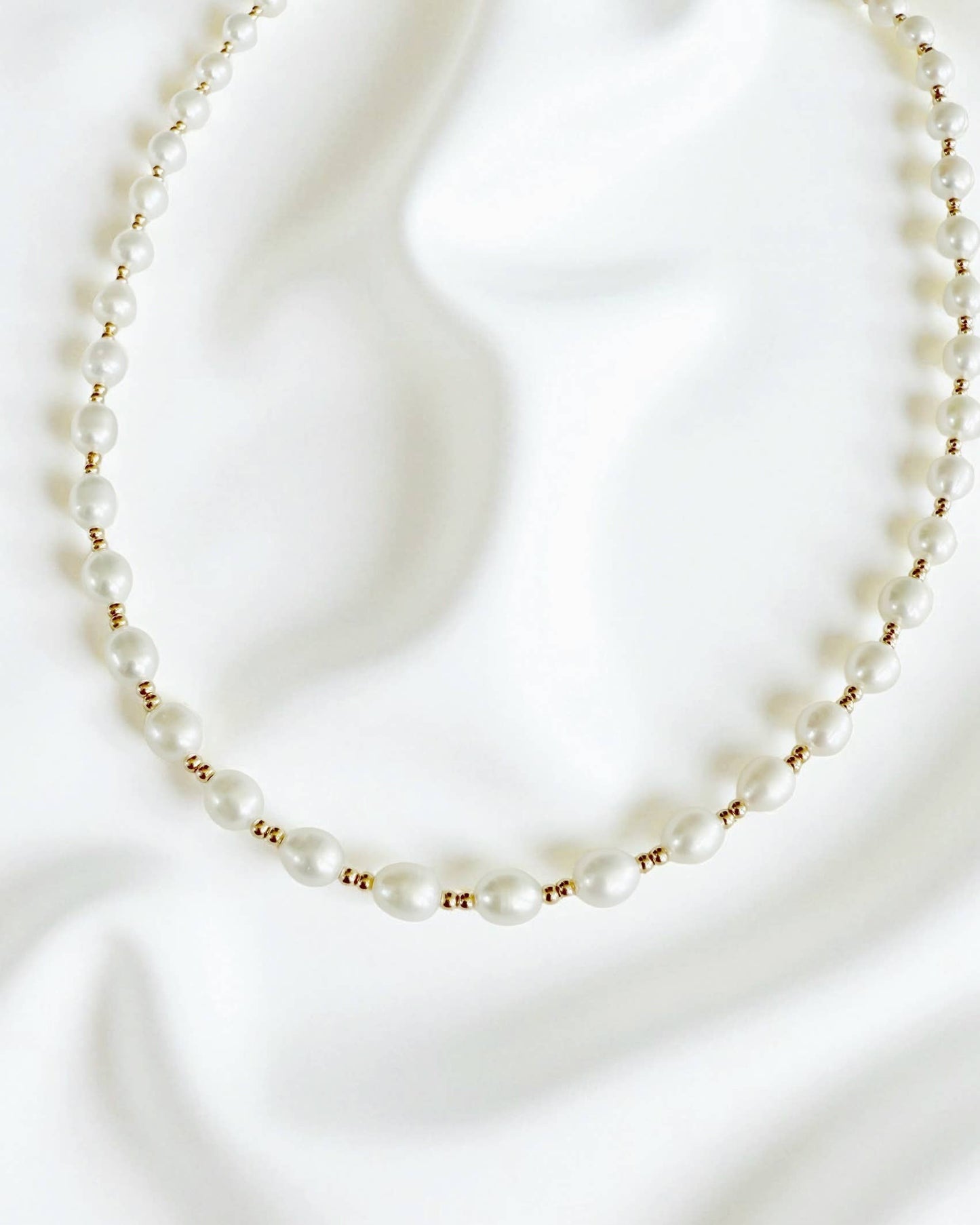 Freshwater Pearl Beaded Necklace