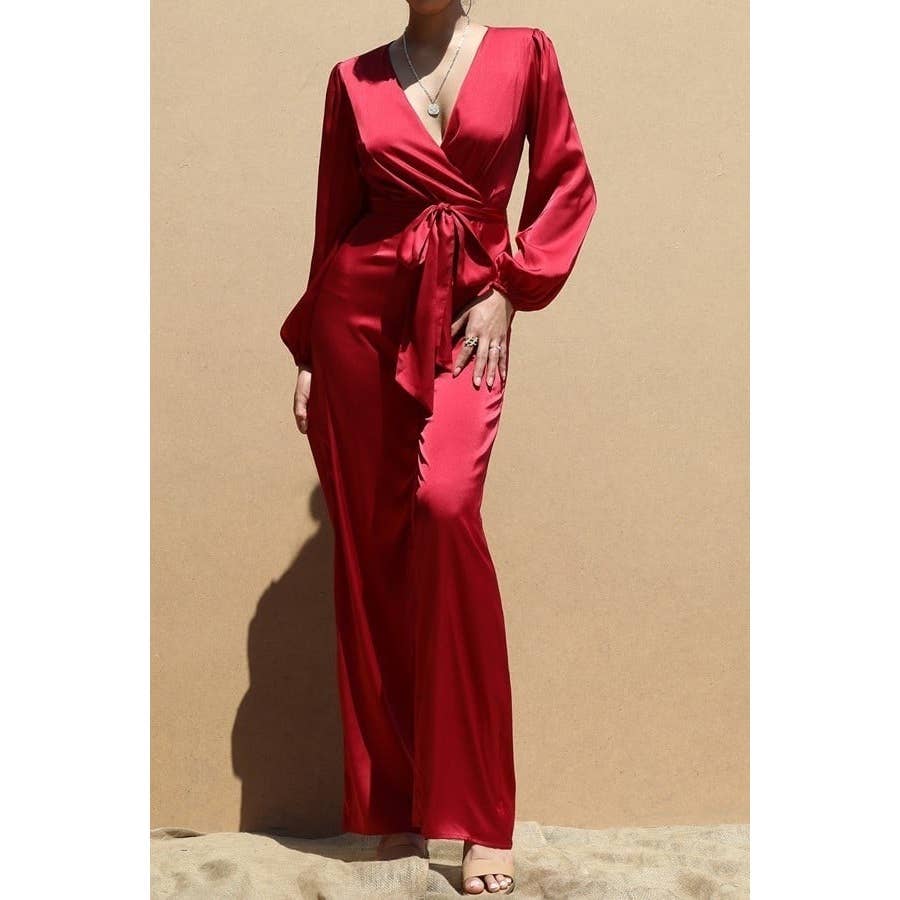 Sophisticated Satin Jumpsuit