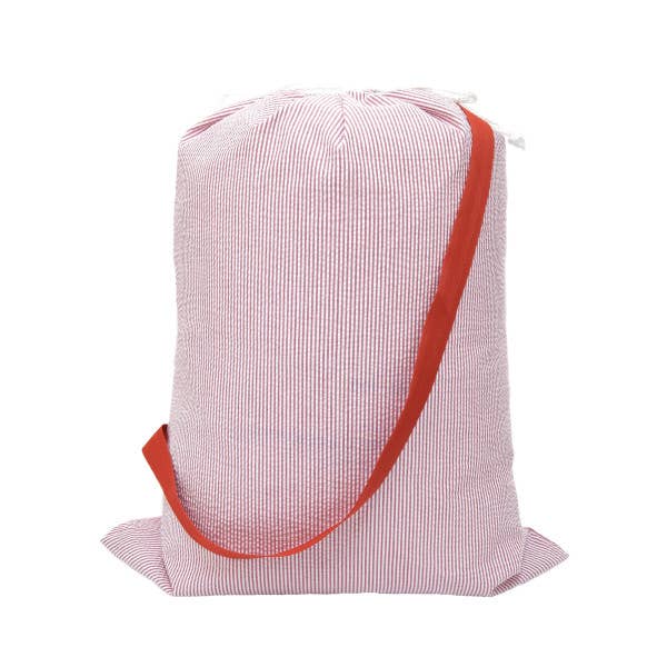 Red Seersucker Hold All | Mint