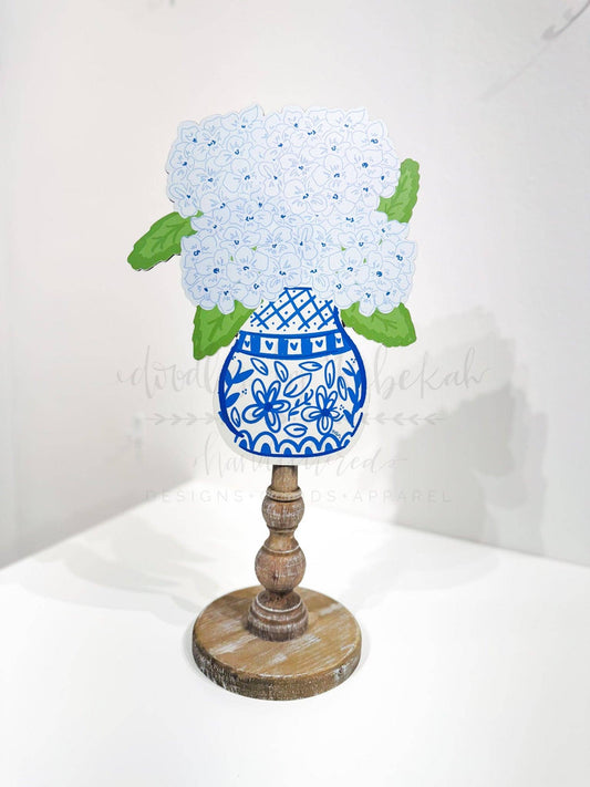Blue Hydrangea Topper