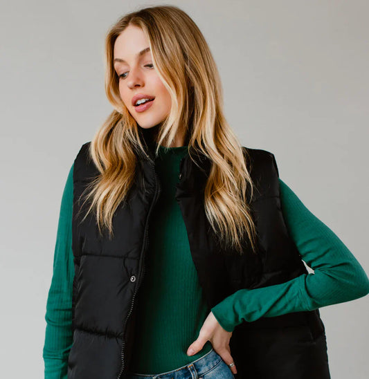 Peak Puffer in Black
