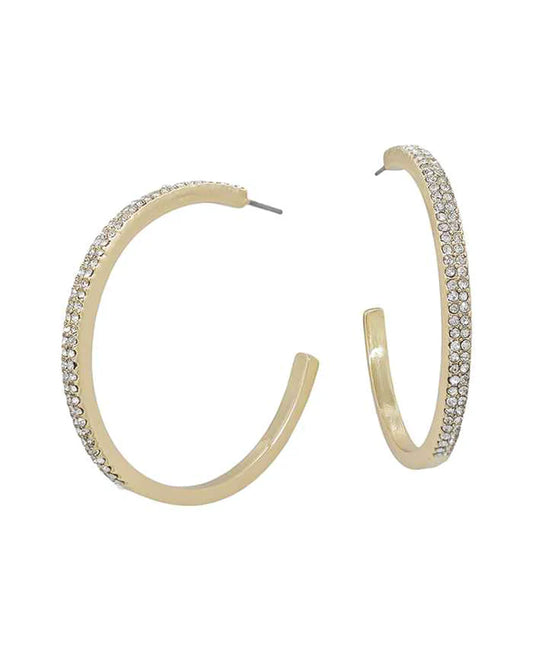 Sparkle Hoops in Gold