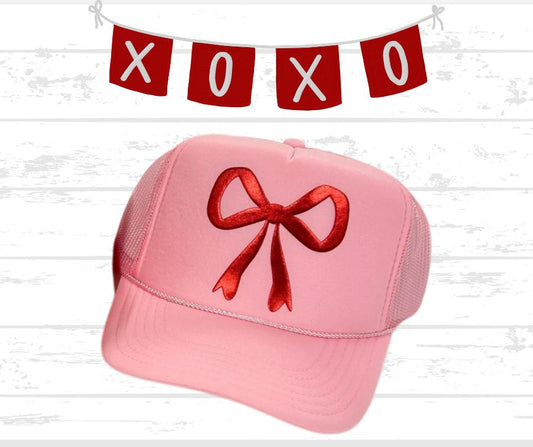 Red Bow Hat