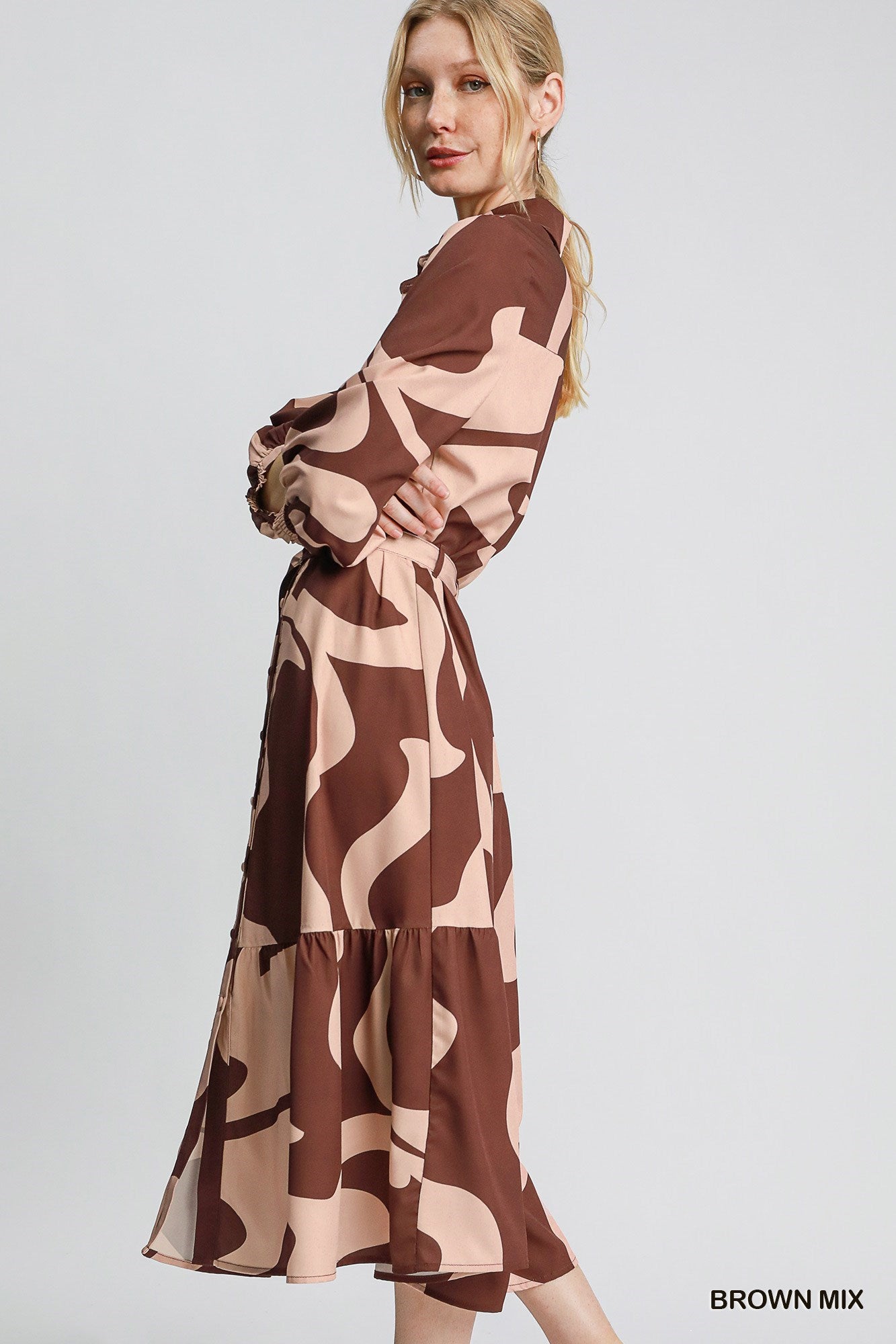 Espresso Elegance Dress