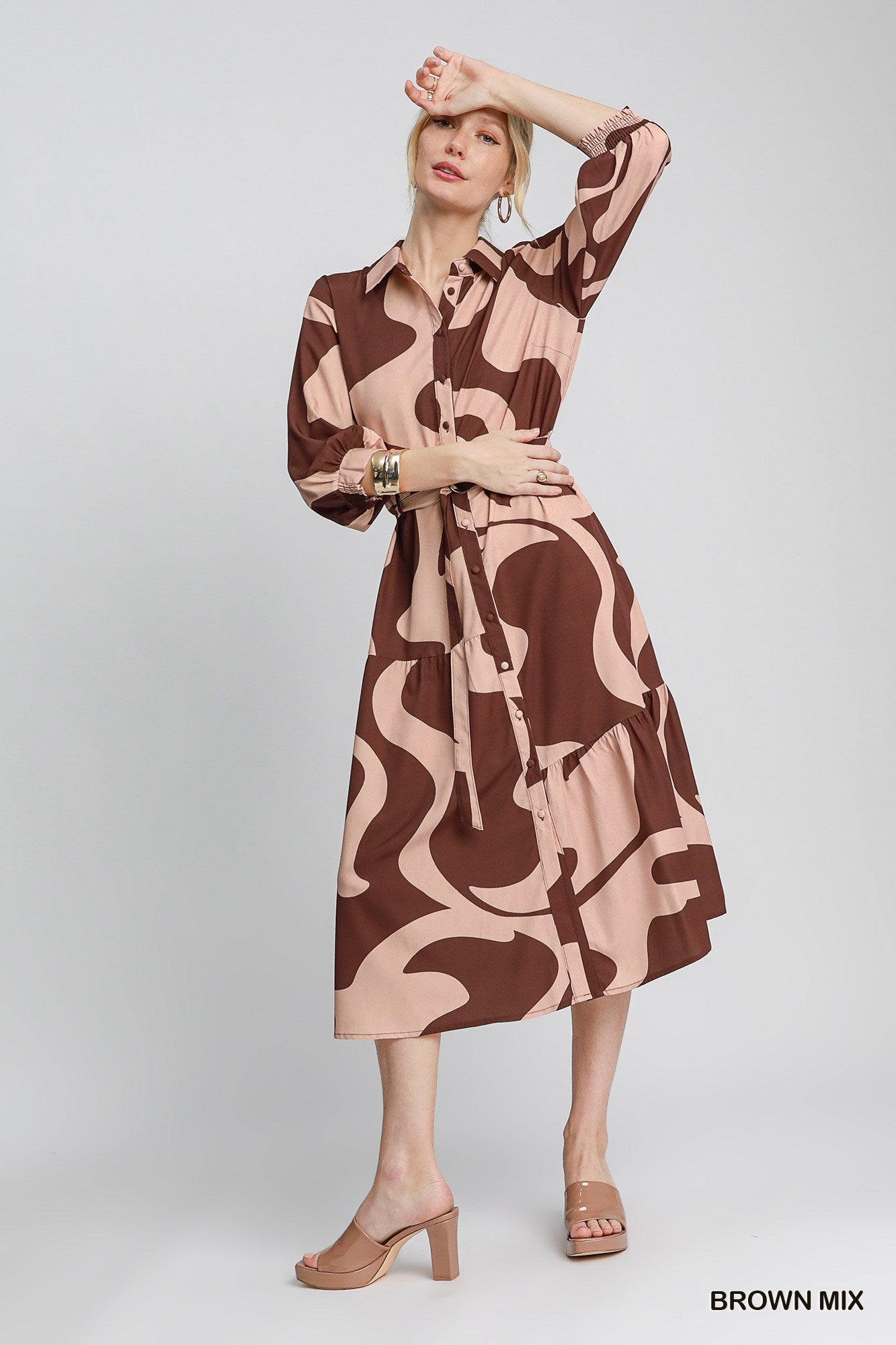 Espresso Elegance Dress