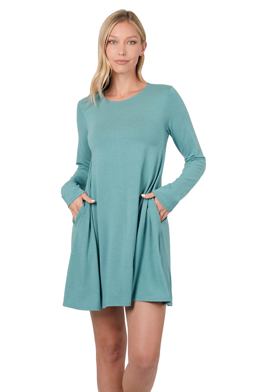 Swing & Sway Tunic in Dusty Teal