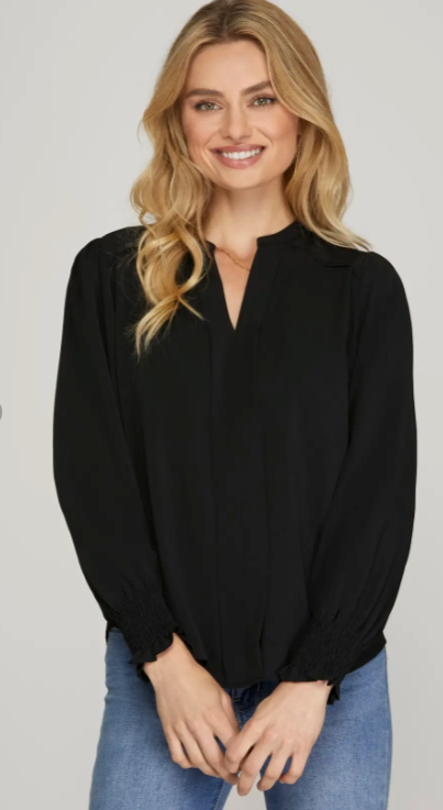 Pleat & Poise Blouse