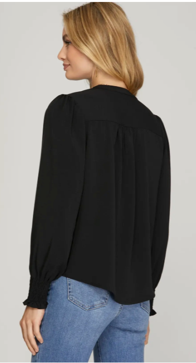 Pleat & Poise Blouse