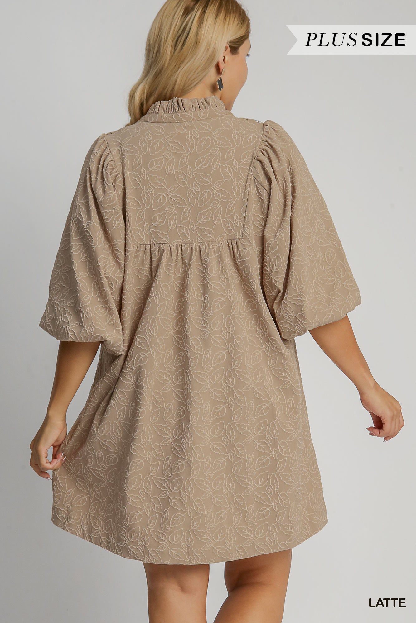 Floral Lace Contrast Dress