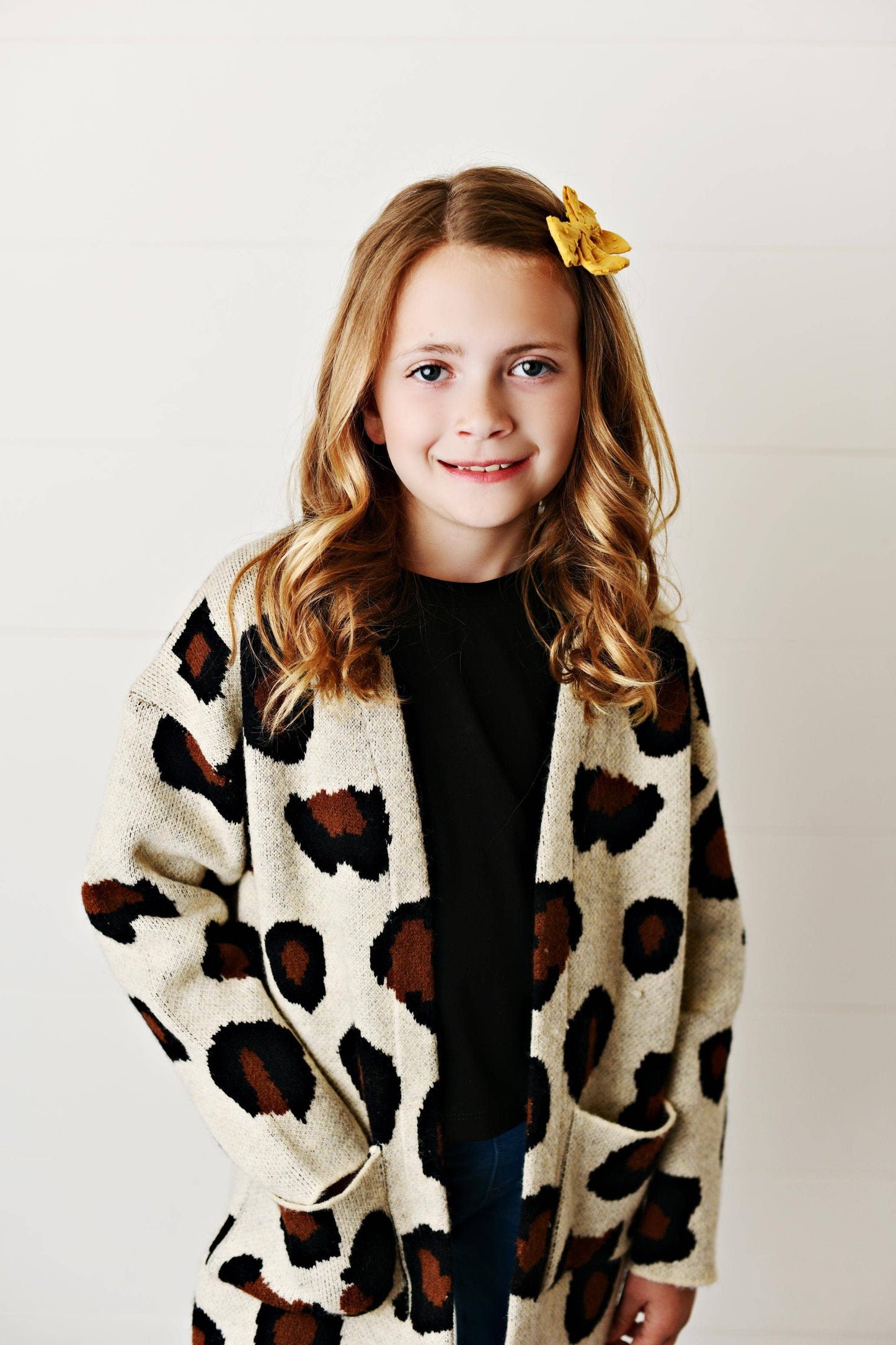 Fall Leopard Pocket Sweater