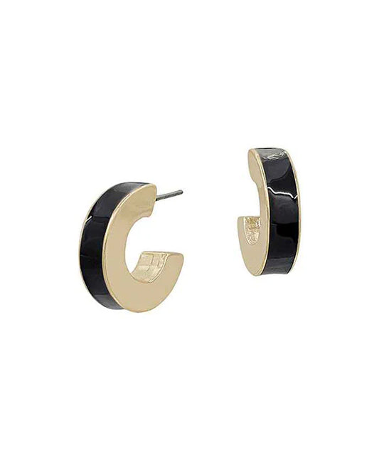 Black Kiss Hoops