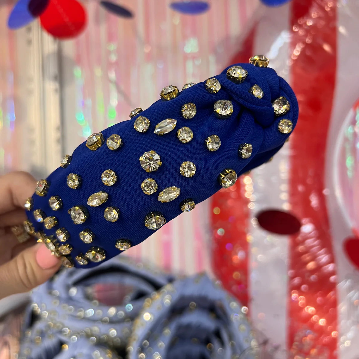 Bejeweled Headband | Blue