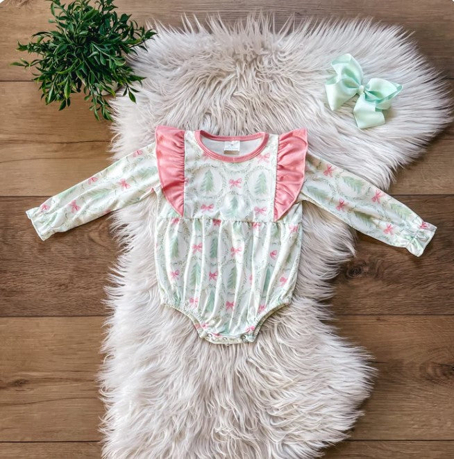 Twinkle Pink Christmas Onesie